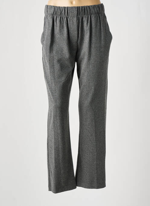 Pantalon droit gris WEEKEND MAXMARA pour femme