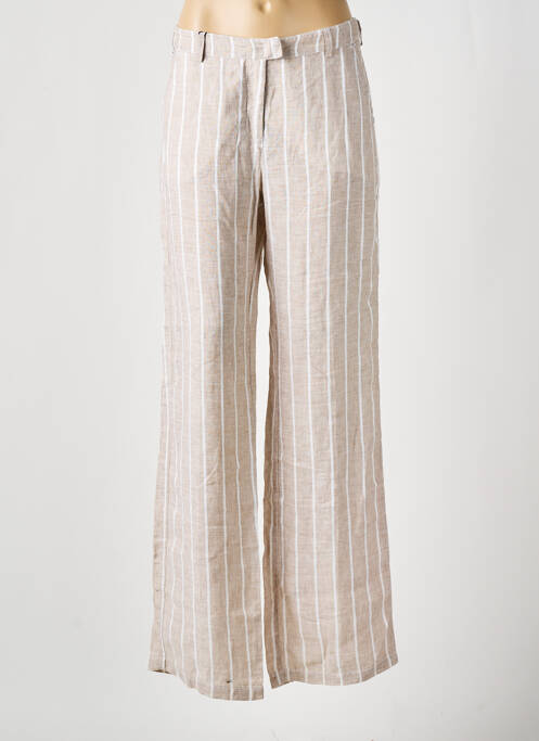 Pantalon flare beige ARMANI pour femme