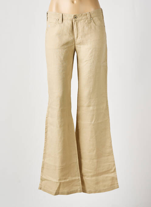 Pantalon flare beige ARMANI pour femme