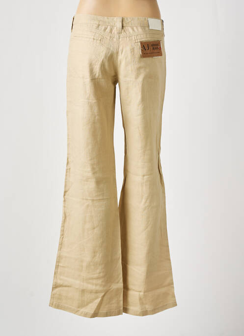 Pantalon flare beige ARMANI pour femme