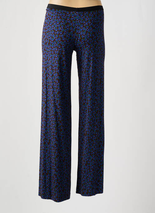 Pantalon flare bleu SIYU pour femme