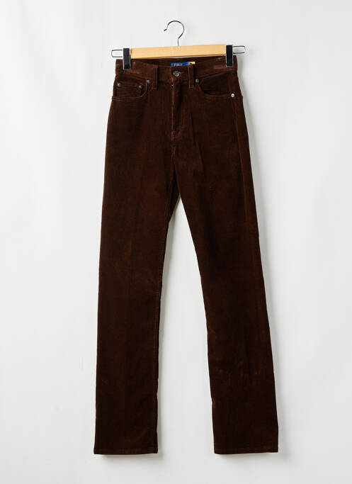 Pantalon slim marron RALPH LAUREN pour femme