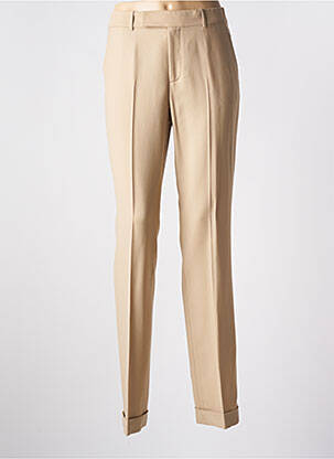 Pantalon droit taille à pinces taille normale beige RALPH LAUREN femme