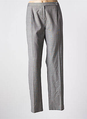Pantalon droit taille à pinces taille normale gris PAULE KA femme
