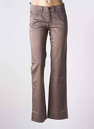 Pantalon droit stretch taille normale gris HUGO BOSS femme