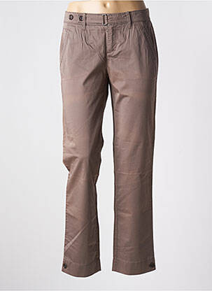 Pantalon droit stretch taille basse gris HUGO BOSS femme