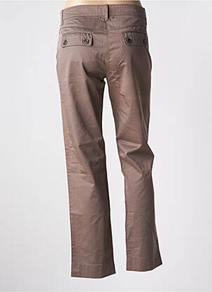 Pantalon droit stretch taille basse gris HUGO BOSS femme