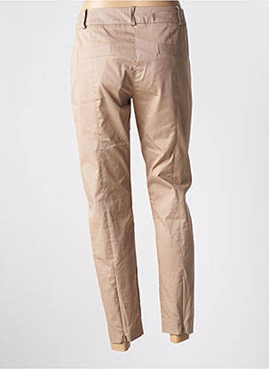 Pantalon 7/8 stretch taille normale beige PAULE KA femme