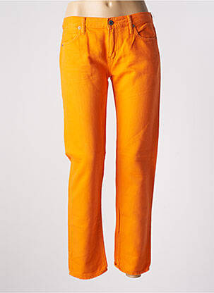 Jeans coupe droite taille normale taille normale orange RALPH LAUREN femme