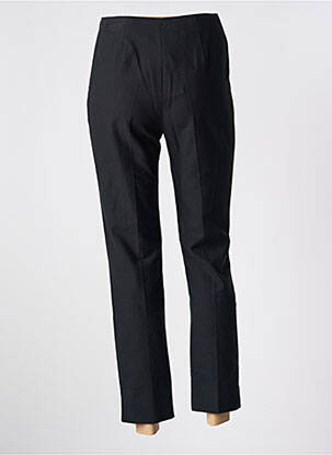 Pantalon 7/8 taille haute taille haute noir PAULE KA femme