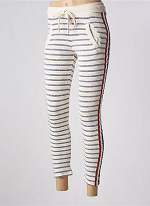 Jogging taille haute taille haute beige LA MARINIÈRE FRANÇAISE femme