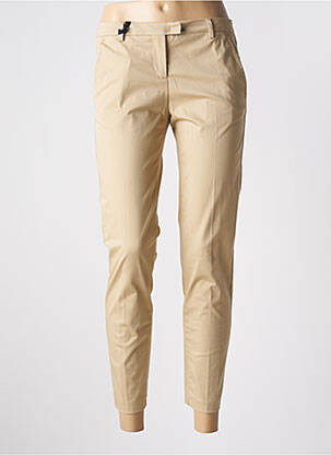 Pantalon 7/8 stretch taille normale beige MONCLER femme