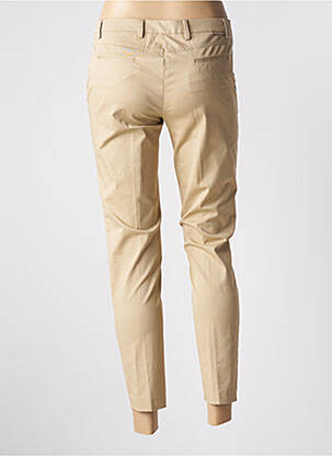 Pantalon 7/8 stretch taille normale beige MONCLER femme