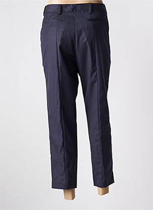 Pantalon 7/8 taille à pinces taille normale bleu INES DE LA FRESSANGE femme