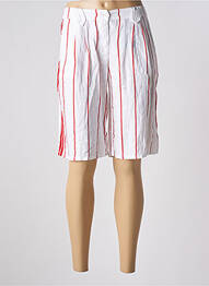 Bermuda taille haute taille haute blanc ARMANI femme