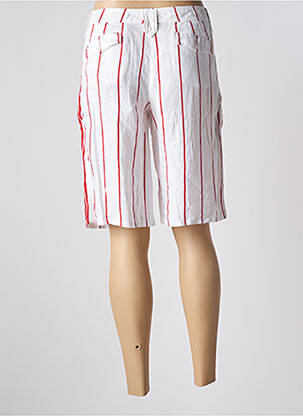 Bermuda taille haute taille haute blanc ARMANI femme