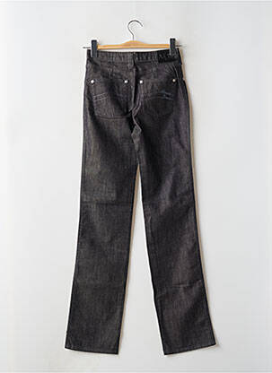Jeans coupe droite taille haute taille haute noir ARMANI femme