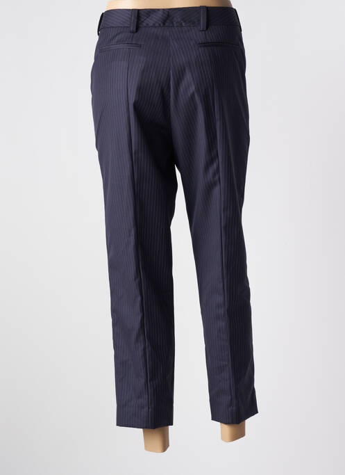 Pantalon 7/8 taille à pinces taille normale bleu INES DE LA FRESSANGE femme
