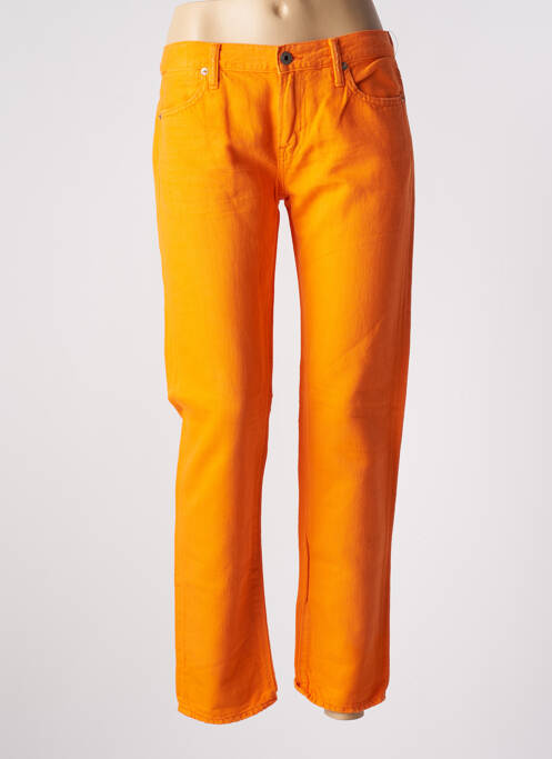 Jeans coupe droite orange RALPH LAUREN pour femme