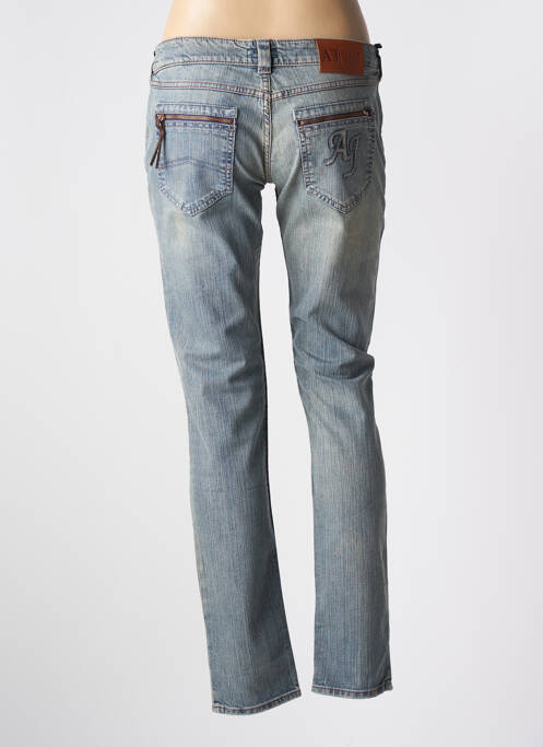 Jeans coupe slim bleu ARMANI pour femme