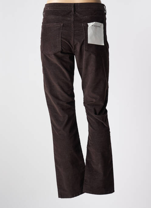 Pantalon droit marron ACQUAVERDE pour femme