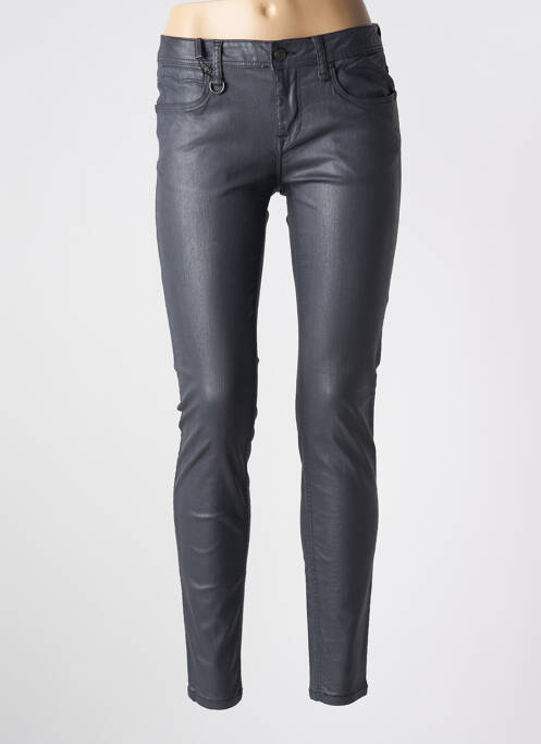 Pantalon slim gris BURBERRY pour femme