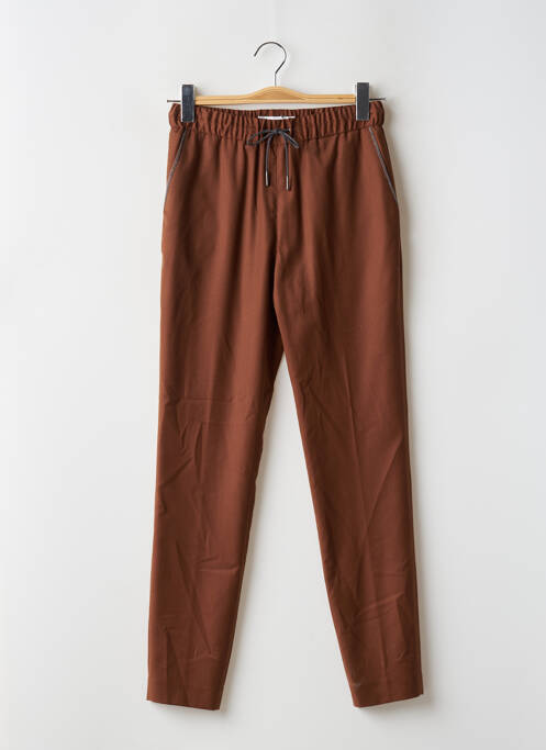 Pantalon slim marron FABIANA FILIPPI pour femme