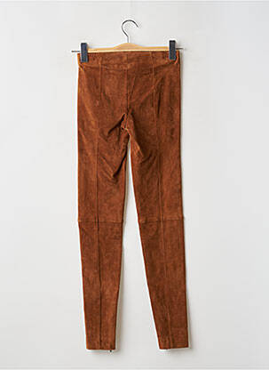 Legging zippé bas des jambes taille normale marron RALPH LAUREN femme