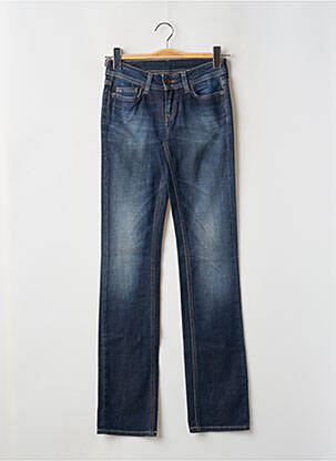 Jeans coupe droite stretch taille basse bleu TEDDY SMITH homme