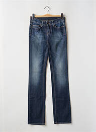 Jeans coupe droite stretch taille basse bleu TEDDY SMITH homme