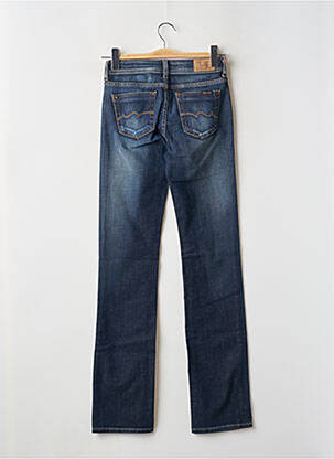 Jeans coupe droite stretch taille basse bleu TEDDY SMITH homme