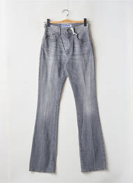 Jean coupe flare taille haute taille haute gris JACOB COHEN femme
