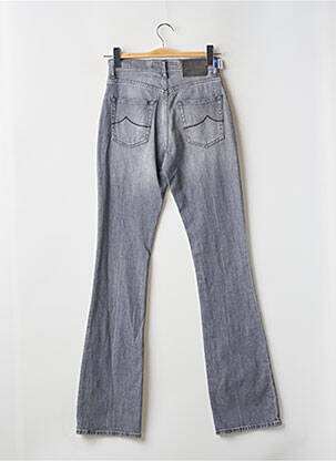 Jean coupe flare stretch taille haute gris JACOB COHEN femme