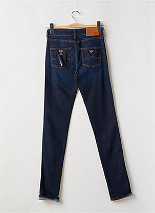 Jeans coupe slim stretch taille haute bleu EMPORIO ARMANI femme