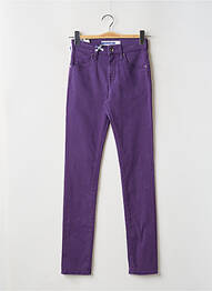 Jeans coupe slim stretch taille normale violet JACOB COHEN femme