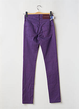 Jeans coupe slim stretch taille normale violet JACOB COHEN femme