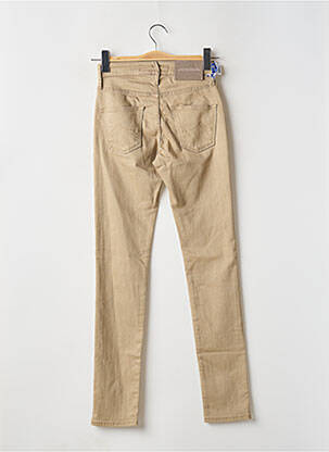 Jeans coupe slim stretch taille normale beige JACOB COHEN femme