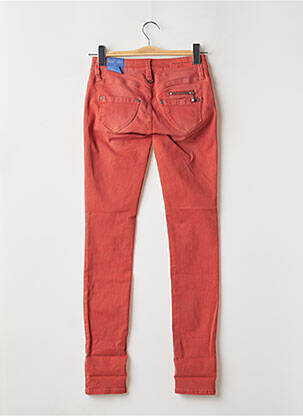 Jeans coupe slim taille basse taille basse orange FREEMAN T.PORTER femme