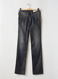Jeans coupe droite stretch taille basse gris PEPE JEANS femme
