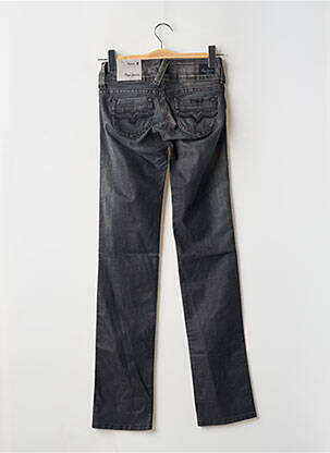Jeans coupe droite stretch taille basse gris PEPE JEANS femme