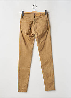 Pantalon slim tissage popeline taille normale beige RALPH LAUREN femme