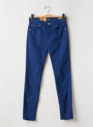 Jeans coupe slim stretch taille normale bleu RALPH LAUREN femme