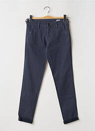 Pantalon 7/8 stretch taille basse bleu TEDDY SMITH femme