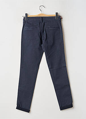 Pantalon 7/8 stretch taille basse bleu TEDDY SMITH femme