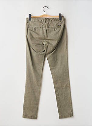 Pantalon chino tissage popeline taille normale vert RALPH LAUREN femme