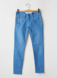 Pantalon slim taille basse taille basse bleu FREEMAN T.PORTER femme