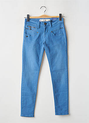 Pantalon slim taille basse taille basse bleu FREEMAN T.PORTER femme