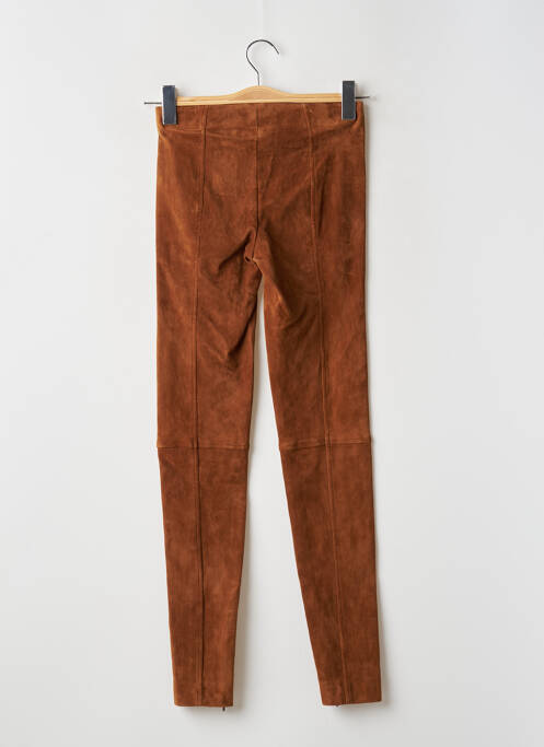 Legging zippé bas des jambes taille normale marron RALPH LAUREN femme