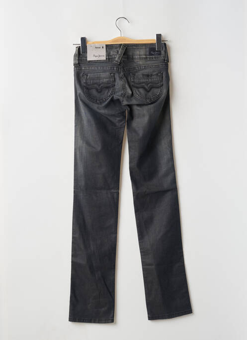 Jeans coupe droite stretch taille basse gris PEPE JEANS femme