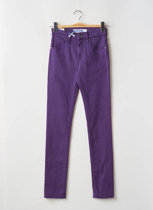 Jeans coupe slim violet JACOB COHEN pour femme